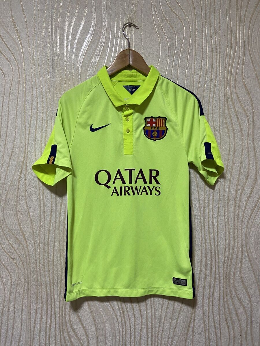 BARCELONA 2014 2015 THIRD SHIRT JERSEY NIKE 631192-711 sz S BARCELONA 2014 2015 THIRD SHIRT JERSEY NIKE 631192-711 sz S