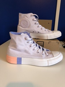 purple converse high tops womens