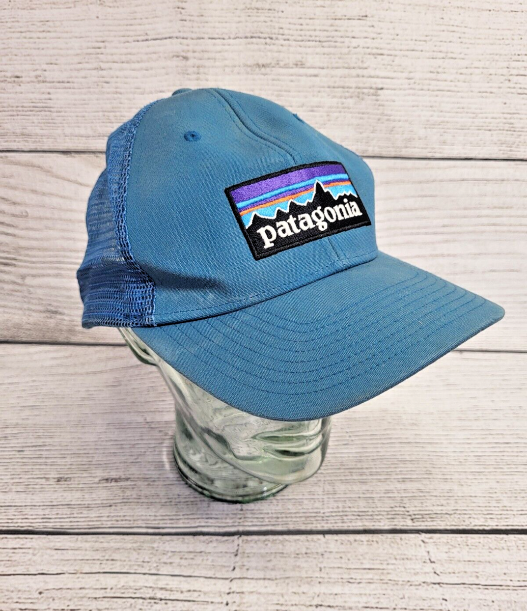 Patagonia Adjustable One Size Snapback Mesh Back Blue Hat  display picture 3