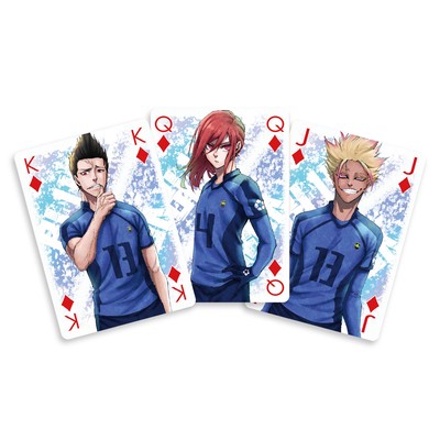 Blue Lock Spielkarten Anime Manga Fußball Soccer Romme Poker Merch Black Jack 