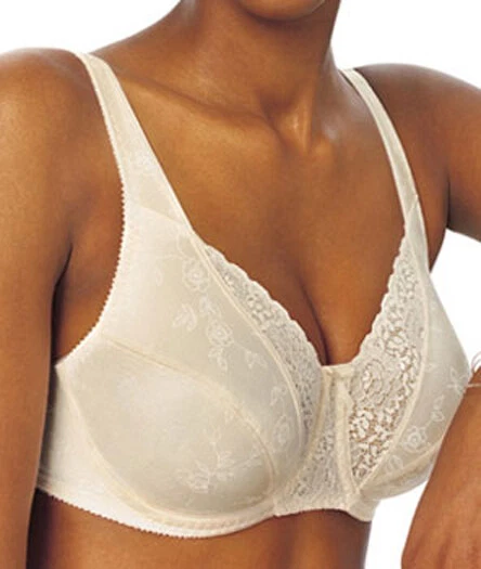 NEW Playtex Secrets 38D Full Figure Underwire Bra 4422 White #72295