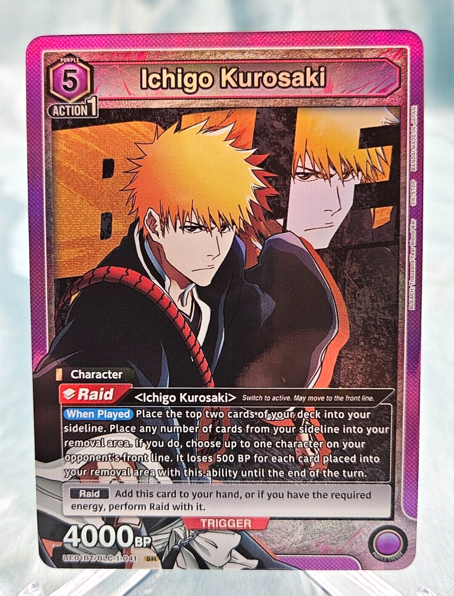 Union Arena English Ichigo Kurosaki UE01BT/BLC-1-041 SR Holo Foil