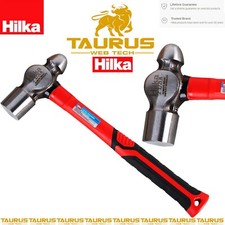HILKA 2 - 1/2lb Ball Pein Hammer DIY Fibreglass Shaft PRO Hand Tools UK FREE P&P