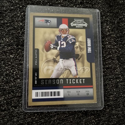 Tom Brady PSA 10 2004 Playoff Contenders #60 Very Rare, Very Tough 
