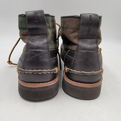 Cole Haan Camo Boots Grand.OS Pinch Rugged Brown Green Men display picture 2