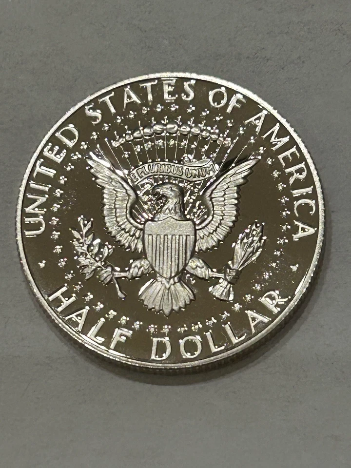 1987-S PROOF KENNEDY HALF DOLLAR With Die Chip Errors (#6) - Image 2 of 4