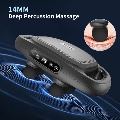 6 Head Massage Gun Deep Tissue Percussion Massager for Muscle Vibrating Relax - Picture 12 of 38