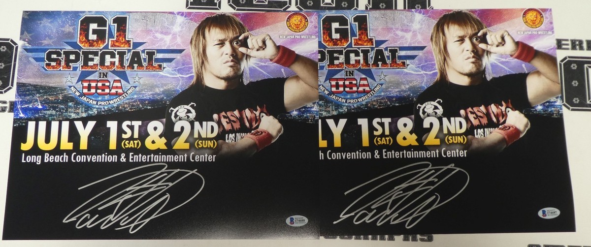 Tetsuya Naito Signed 11x14 Photo BAS COA New Japan Pro Wrestling