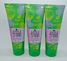 Bath  Body Works Apple Blossom  Lavender Cream S/ 3 Full Size 346