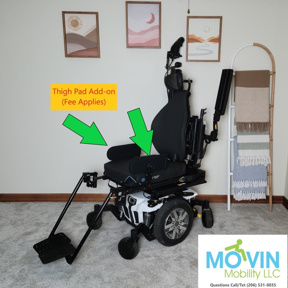 iLevel Quantum Q6 Edge 2.0 Power Wheelchair Electric Tilt Recline Seat ...