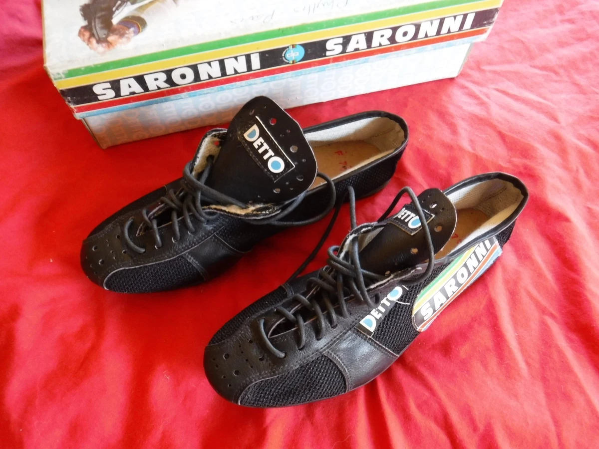 Chaussures Cyclisme LOOK Vintage – T42 – Modèle Jeff J-F Bernard – Couleur Mondrian