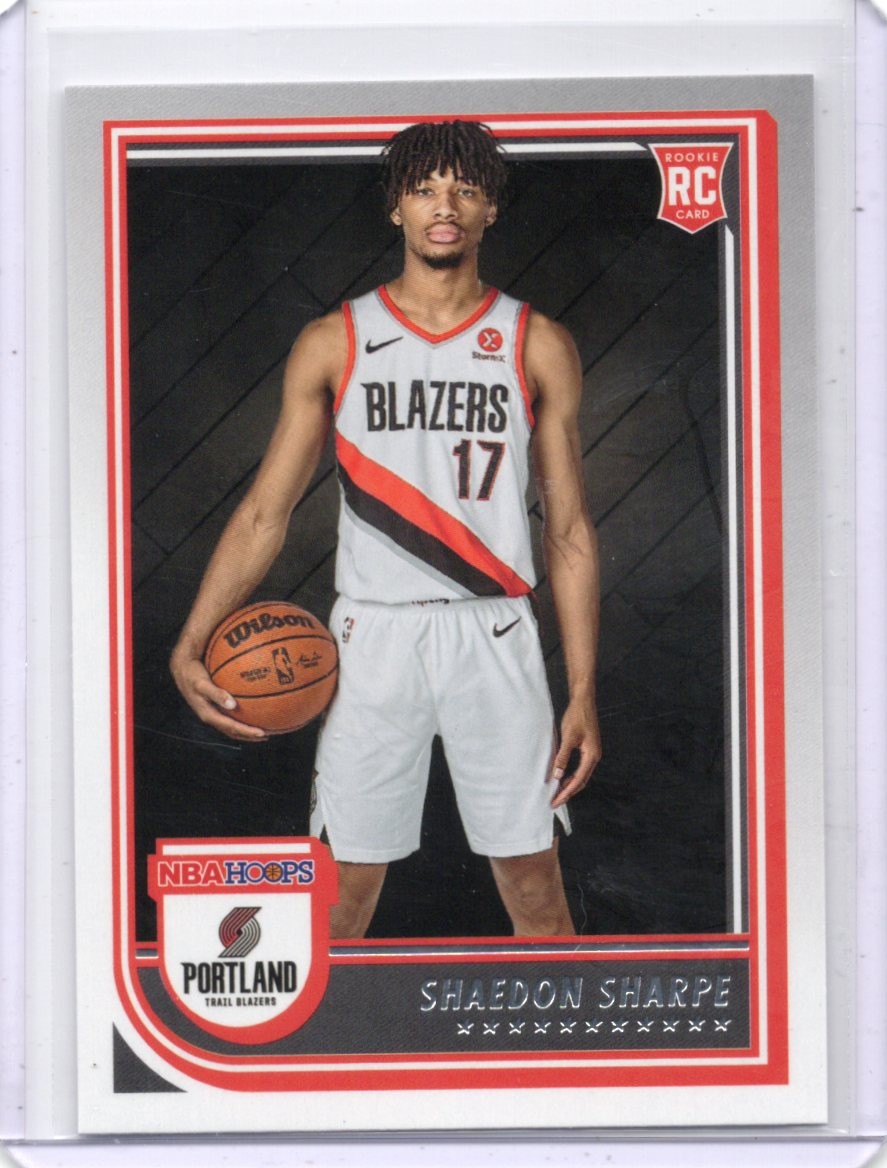 2022-23 NBA Hoops - Shaedon Sharpe #237 (RC) Portland