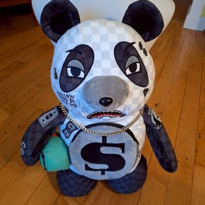 Sprayground Money Bear Panda Teddy Limited Edition Rucksack NEU