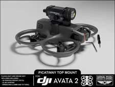 DJI AVATA 2 Picatinny Tactical Rail Top Mount for Lights