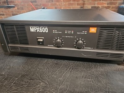USA MADE** JBL MPX600 Power Amplifier, 2 Channel Professional