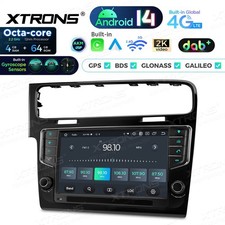 Autoradio Android 4/64gb Golf 7 2013-2017 Stereo Auto Navi GPS DAB+ Integrata - Miniatura 5