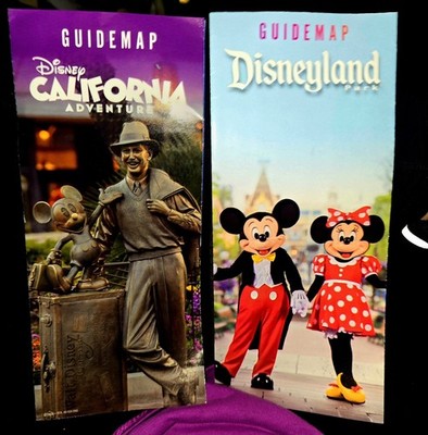 Disneyland DCA Park Guidemap Map August 2026 WALT, MICKEY, MINNIE!