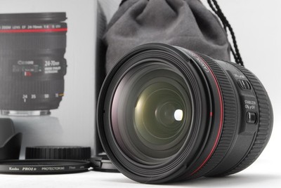  Top MINT In Der Box  Canon EF 24-70mm f/4 L IS USM AF Zoom Objektiv Aus JAPAN
