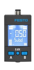 Festo SPAU-P2R-W-G18FD-L-PNLK-PNVBA-M8U Pressure Sensor 8001232 w/ M8 Connector