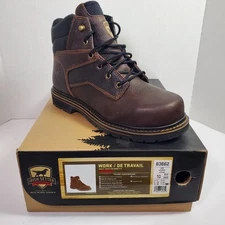 New Red Wing IRISH SETTER Kittson 6" Steel Toe leather Work boots Sz 10 - 83662