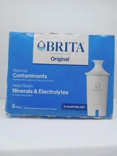 Brita 3 Pack Standard Origional Replacement Water Filters Model New