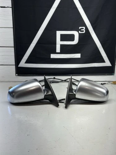 2004 2005 2006 2007 2008 Audi S4 Chrome Door Mirror Assembly Set