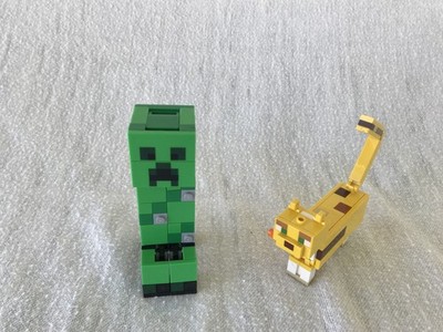 LEGO Minecraft: BigFig Creeper and Ocelot (21156) Complete, no instructions