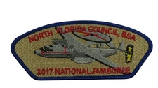 2017 Jamboree North Florida Council FL JSP BLU Bdr (VT1390)