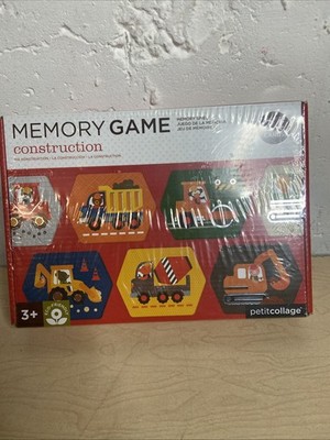 Petit Collage Construction Memory Game 24 Cards Ages 3+ New