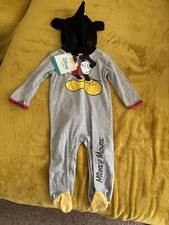 Disney Baby Micky Mouse Body Suit 9-12 Months Brand New with Tags