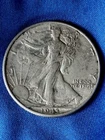 1943-S Walking Liberty Silver Half Dollar Circulated 50C San Francisco (124)