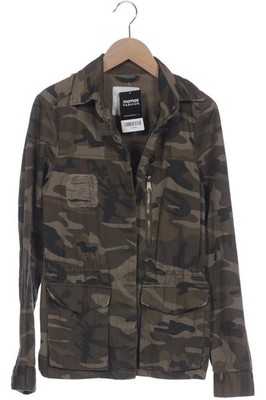 Pull & Bear Jacke Damen Anorak Jacket Kurzmantel Gr. S Baumwolle Braun #0uta9dk
