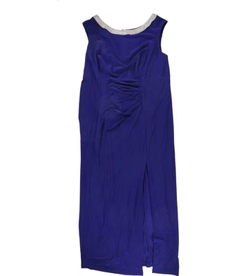 Alex Evenings Mujer Decorado con Abertura Vestido, Azul Oscuro, Más Talla , 18W - Imagen 1 de 3
