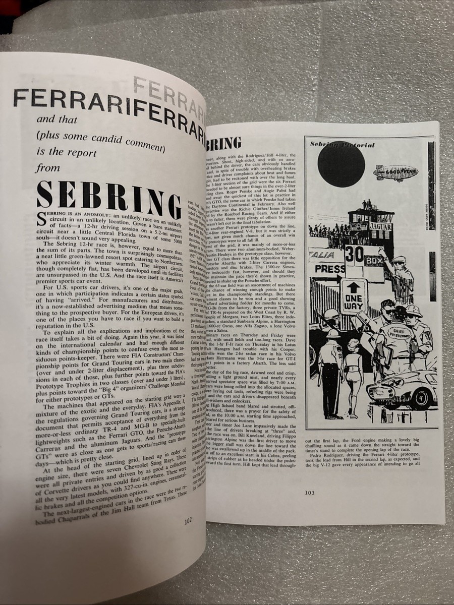洋書 SEBRING Sebring 12- Hour Race 1950-1970 (rare Paperback) UK Import | eBay