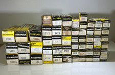 Sylvania Vintage Radio TV Vacuum Electron Tubes Mixed Sizes 50 pcs Lot G