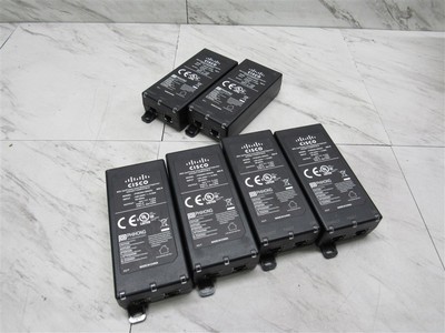 Lot of 6 Cisco 802.3af PoE Injector POE20U-560(G) TESTED FREE SHIPPING!