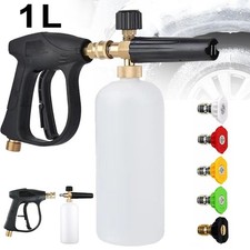 1L Bottle Snow Foam Spray Gun Car Wash Sprayer Lance Uses Hose Pipe Sprayer UK
