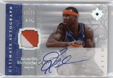 2006-07 Ultimate Collection Jersey 2/15 Quentin Richardson #AU-QR Patch Auto 5a1