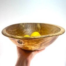 Extra Large Handmade Wooden Bowl Hand Turned In Usa Food Safe gift storage decor
