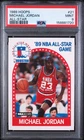 Michael Jordan 1989 Hoops All-star  card#21  psa 9