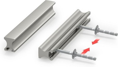 Homdiy 25 Pack Adjustable Brushed Nickel Cabinet Pulls 1'' to 4'' (25-102mm)