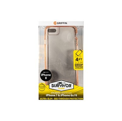 Griffin iPhone SE 8 7 6 Clear Case Survivor Ultra Slim