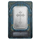PAMP 1 oz Silver Bar Cross of Christianity .999 Fine Sealed In Assay w/ Sleeve
