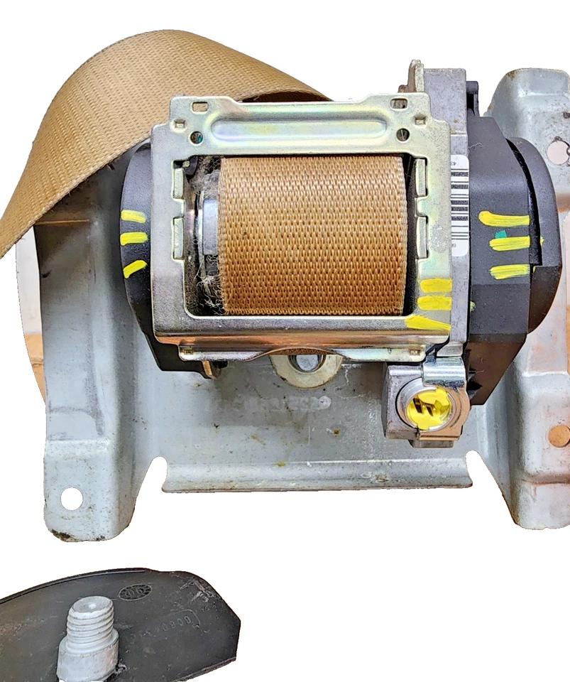 Cinturón de seguridad delantero derecho mercedes r350 r320 r500 2006-2011 bronceado a2518601885 oem Foto 2 de 4