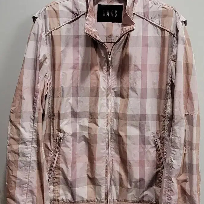 Daks Checked Pattern Windbreaker Jacket for Men - image 2