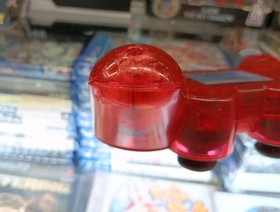 PlayStation 3 Crystal Red Clear PS3 Controller DualShock 3 Tested & Working