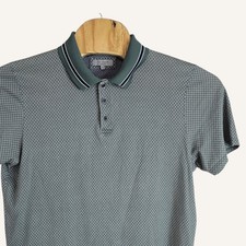 Ted Baker London Geo Print Short Sleeve Polo Shirt Men's Size Large