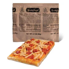 Bridgford Foods MRE Pizza Entree Pepperoni w/ Cheese & Sauce (2 Slices) Ration