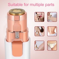 Portable USB Lipstick Shaver Electric Eyebrow Remover Facial Hair Trimmer