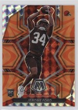 2022 Panini Mosaic Rookies Reactive Orange Mosaic Prizm Jerome Ford #353 18hd